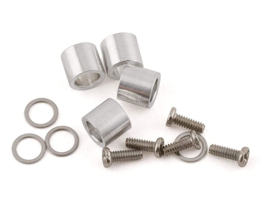 Hot Racing Axial SCX24 Stub Axles Aluminum Spacers (+4mm Offset)