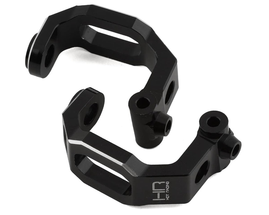 Hot Racing Aluminum Caster Blocks for Traxxas 4-Tec 2.0 (Black) (2)