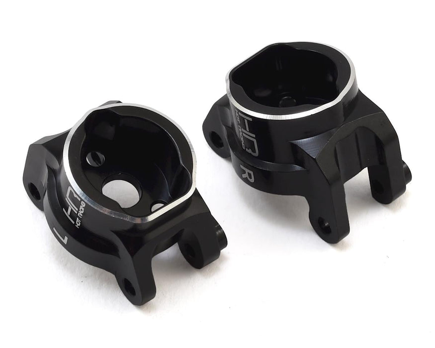 Hot Racing Aluminum Rear Axle Portal Mount for Traxxas TRX-4 (Black)