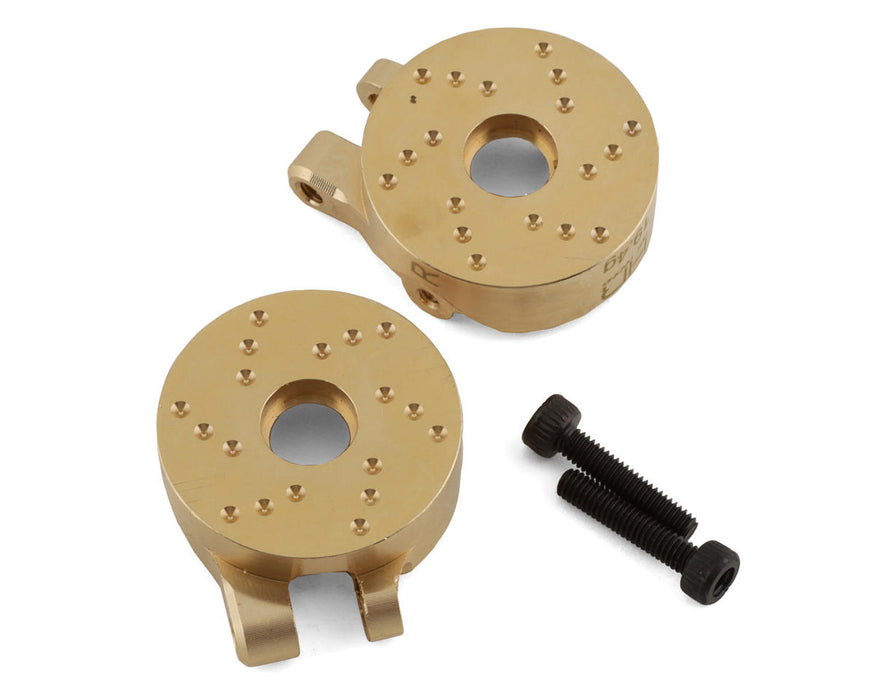 Hot Racing Brass Steering Knuckle for Traxxas TRX-4M (2) (19.4g)