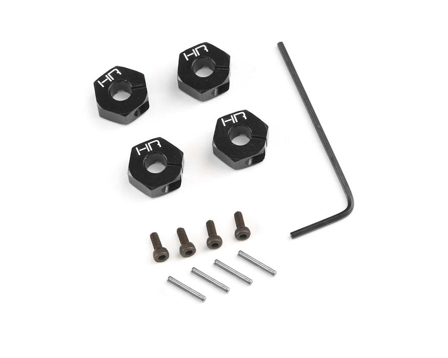 Hot Racing 12mm Twin Hammers Clamping Wheel Hub Hex (Black)