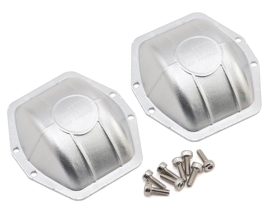 Hot Racing Axial Wraith Aluminum AR60 Axle Diff Cover (Silver)