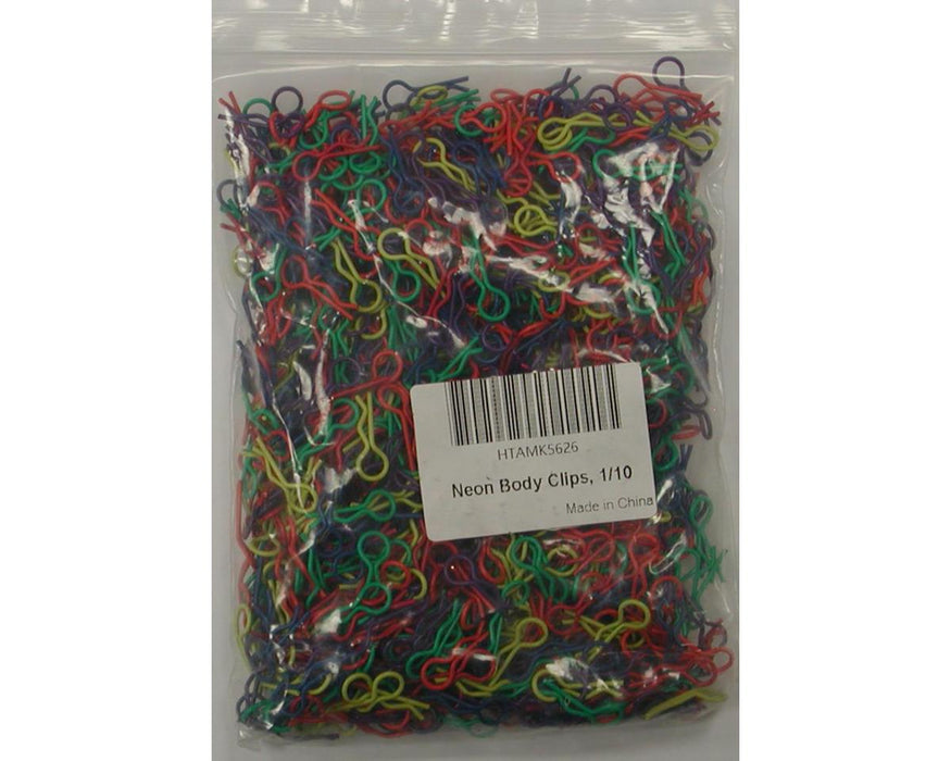 HobbyTown 1/10 Body Clips Bulk Pack (Neon)