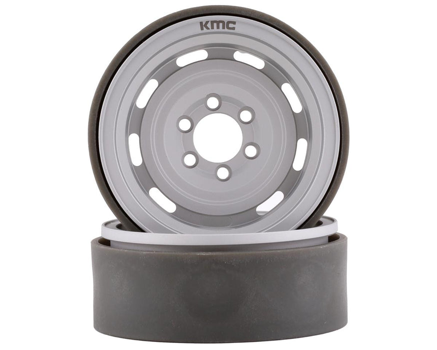Incision KMC XD720 Roswell 1.9" Beadlock Wheels (Satin) (2)