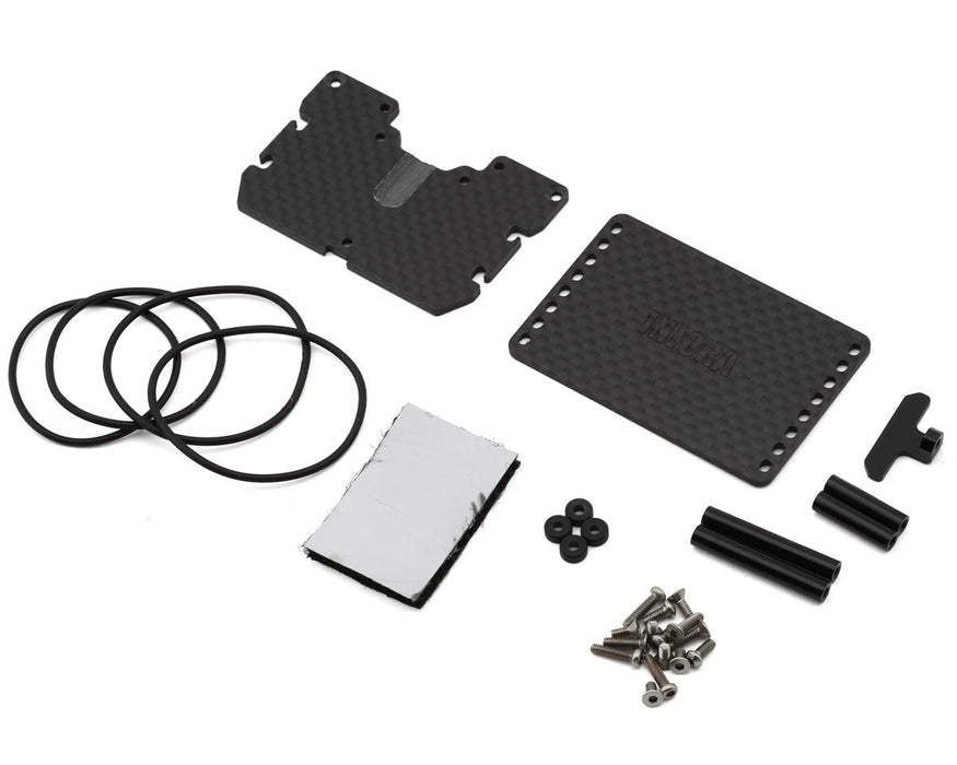 Injora Double Decker Carbon Fiber Battery & ESC Tray Set for Traxxas® TRX-4M™