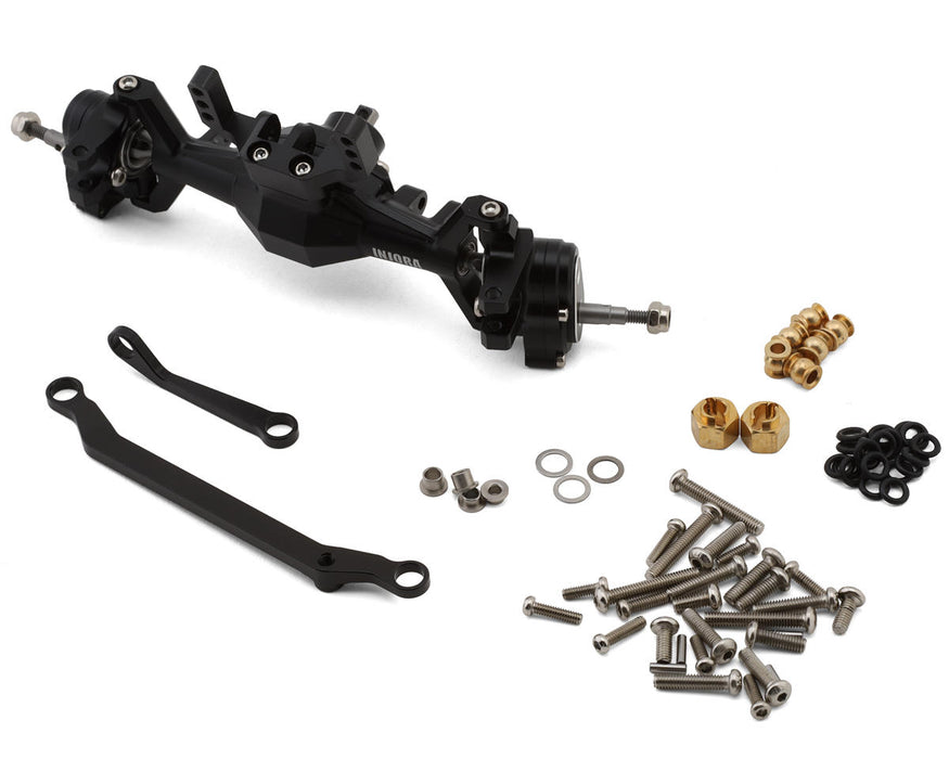 Injora Aluminum Diamond Lay Down Servo Portal Axle Set for Traxxas® TRX-4M®
