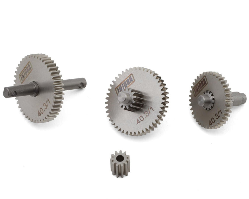 Injora Stainless Steel Low Range Transmission Gear Set for Traxxas® TRX-4M™