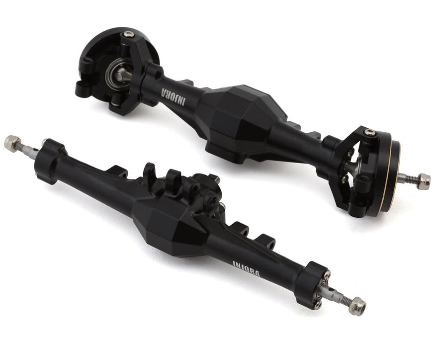 Injora Aluminum Diamond Front & Rear Straight Axles Set for Traxxas® TRX-4M®