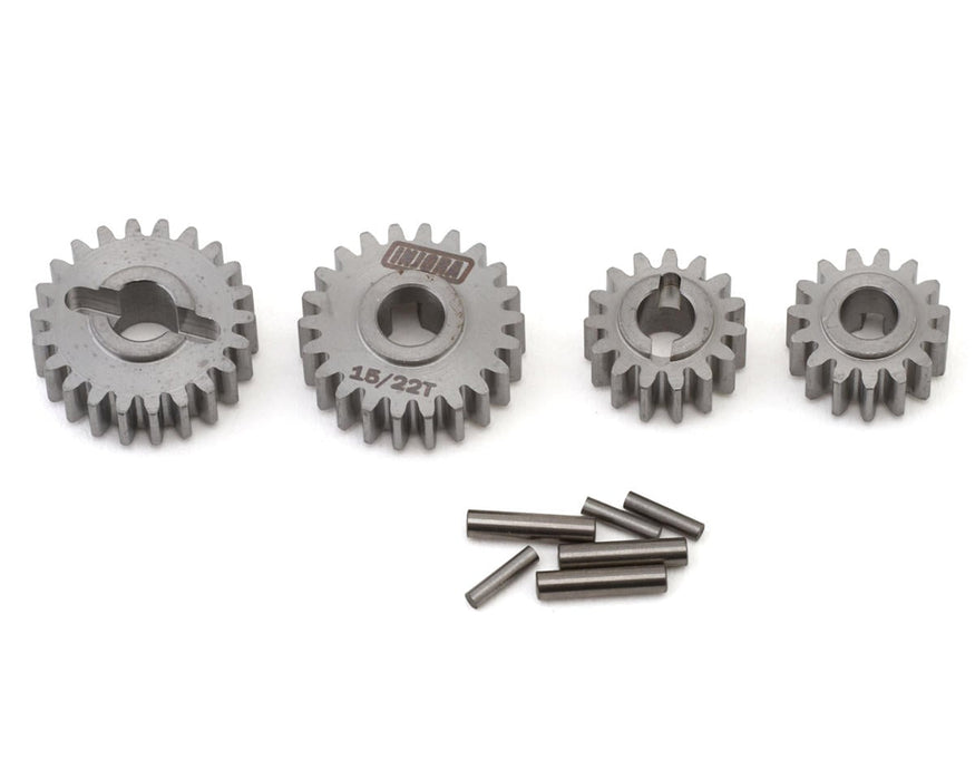 Injora Redcat Ascent-18 Stainless Steel Overdrive Front Portal Gears Set