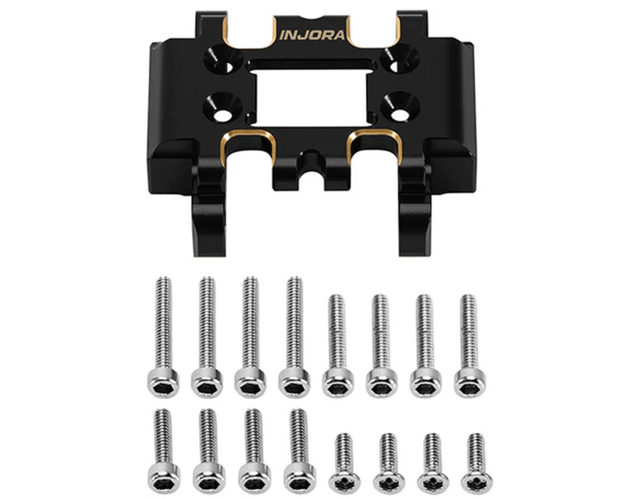 Injora Redcat Ascent-32 Brass Skid Plate (Black) (8.4g)