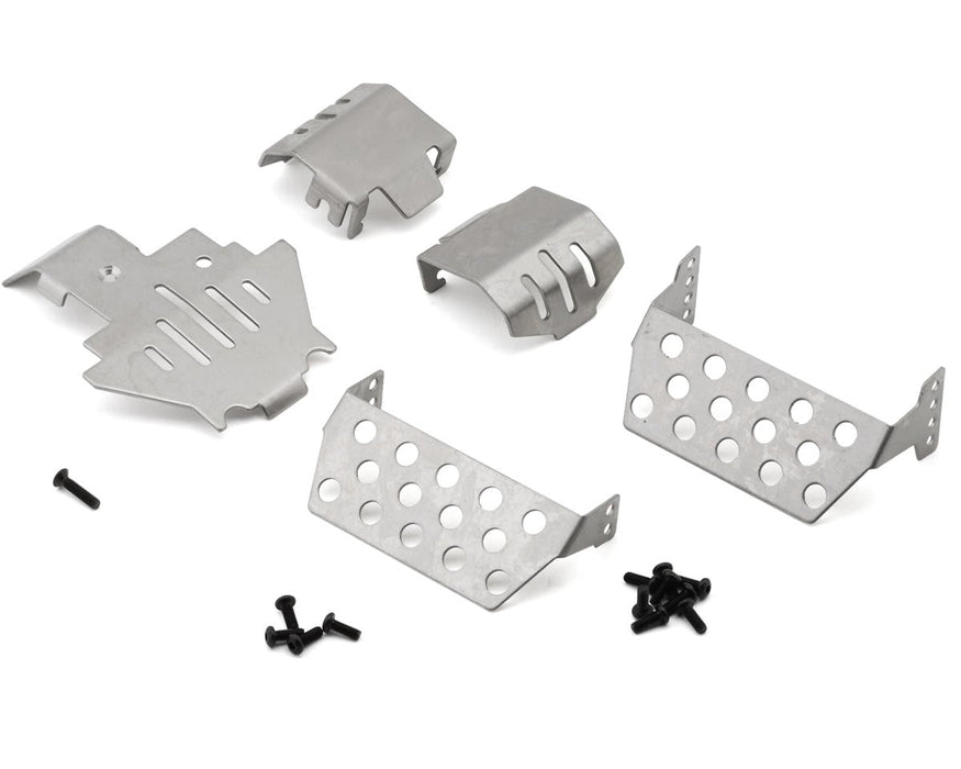 Injora Stainless Steel Skid Plate & Axles Armor for Traxxas® TRX-4™