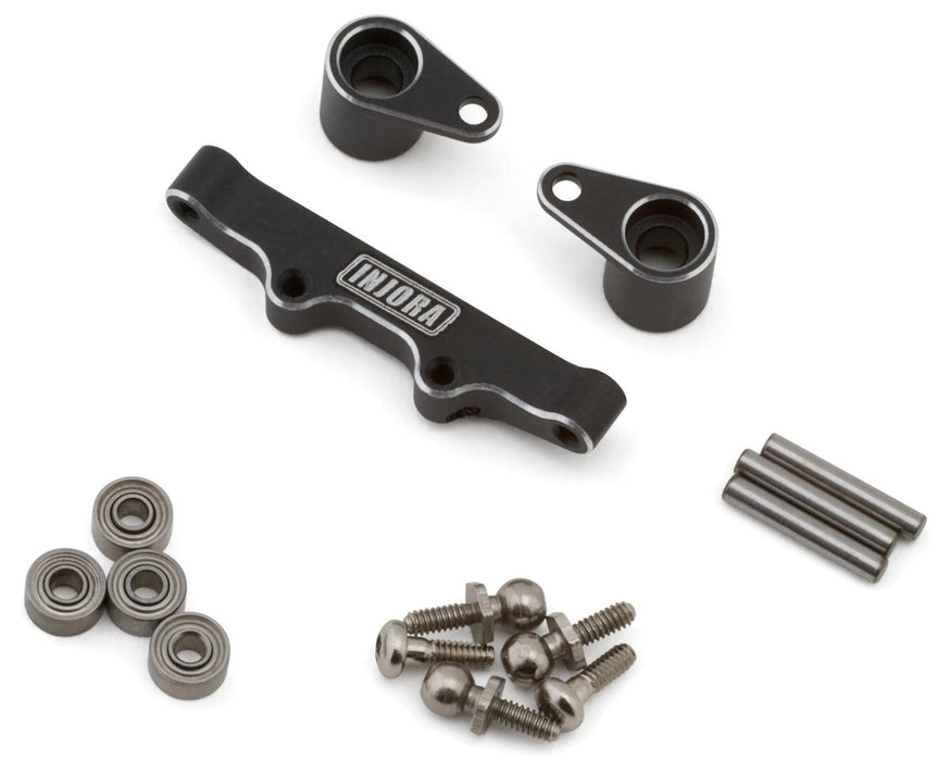 Injora Losi® Micro-B™/T™ Aluminum Steering Rack Set (Black)