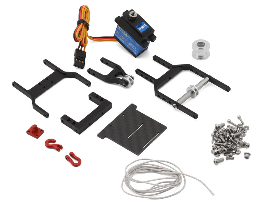 Injora Axial SCX24 1/24 Tow Truck Crane Kit & INJS2065-360 Winch Servo