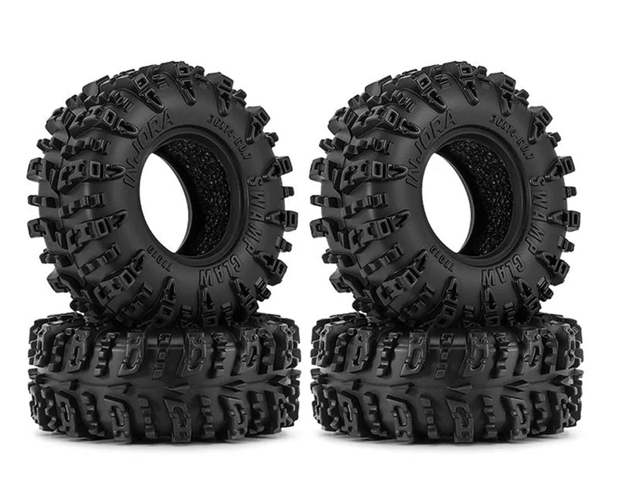 Injora Axial SCX30 0.7" Swamp Claw Micro Rock Crawler Tires (4) (36mm OD) (S5)