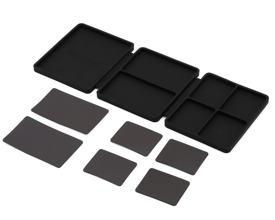 Injora Portable Tri-Fold Silicone Parts Tray (108x88mm)
