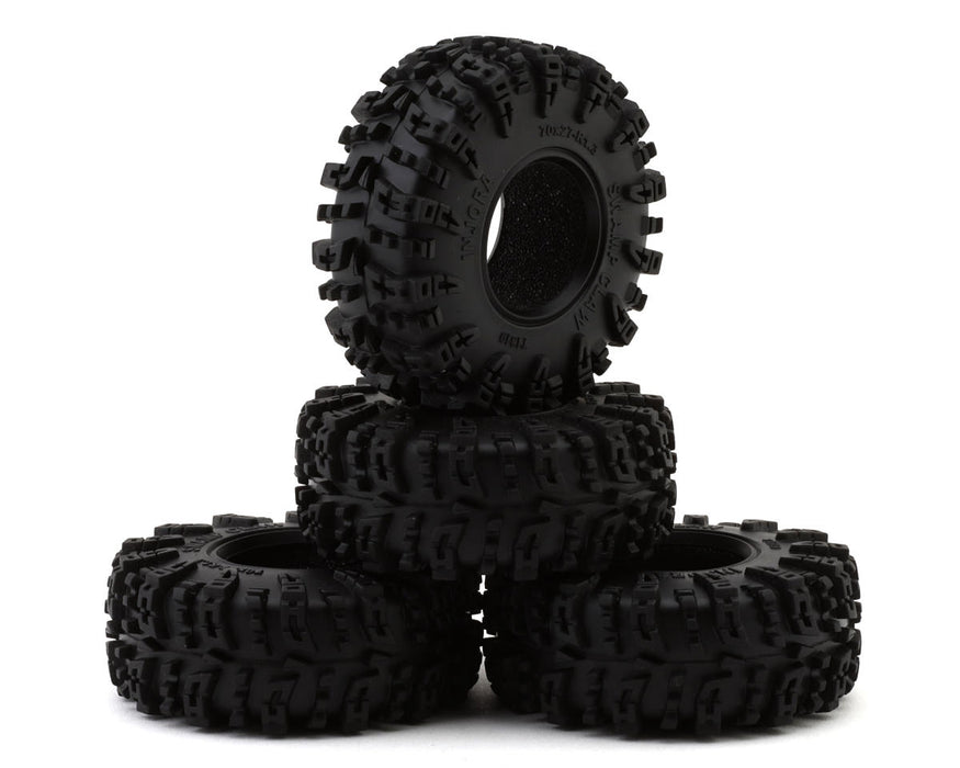Injora 1.3" Swamp Claw M/T Micro Rock Crawler Tires  (4) (70mm OD) (S5)