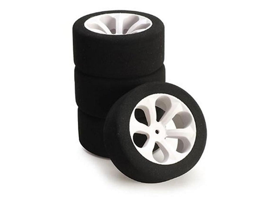 Jaco Prism 1/10 Mounted Truck Front Foam Tires (Purple) (2)