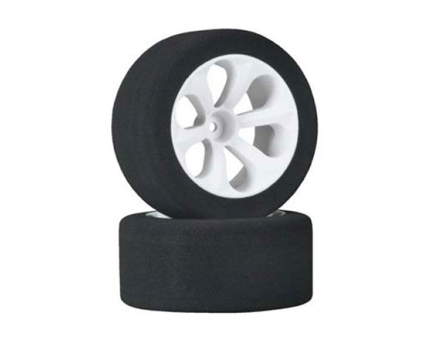 Jaco Prism Low Profile 1/10 Mounted Truck Front Foam Tires (Purple)