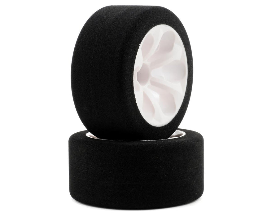 Jaco Prism 1/10 Mounted Truck Foam Rear Hex Tires (Pink) (2)