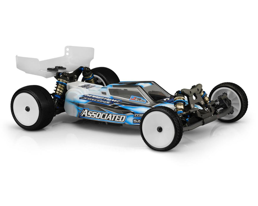 JConcepts RC10 B6.4/B6.4D "F2" Body w/Carpet Wing (Clear) (Light Weight)
