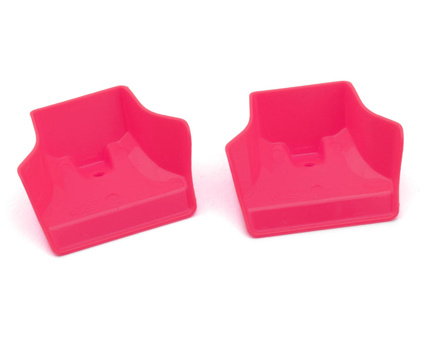 JConcepts Mugen MBX8/MBX-8e 1/8 Evo Molded Front Wings (Pink) (2)