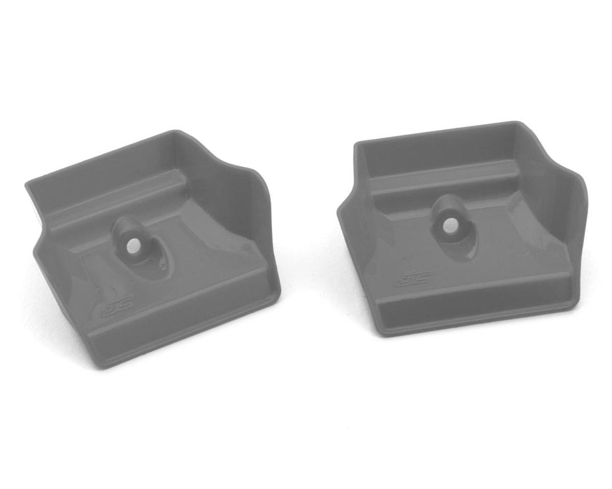 JConcepts Associated RC8B4.1/RC8B4.1e 1/8 Molded Front Wings (Grey) (2)