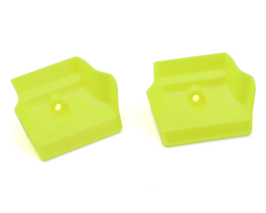 JConcepts Associated RC8B4.1/RC8B4.1e 1/8 Molded Front Wings (Yellow) (2)