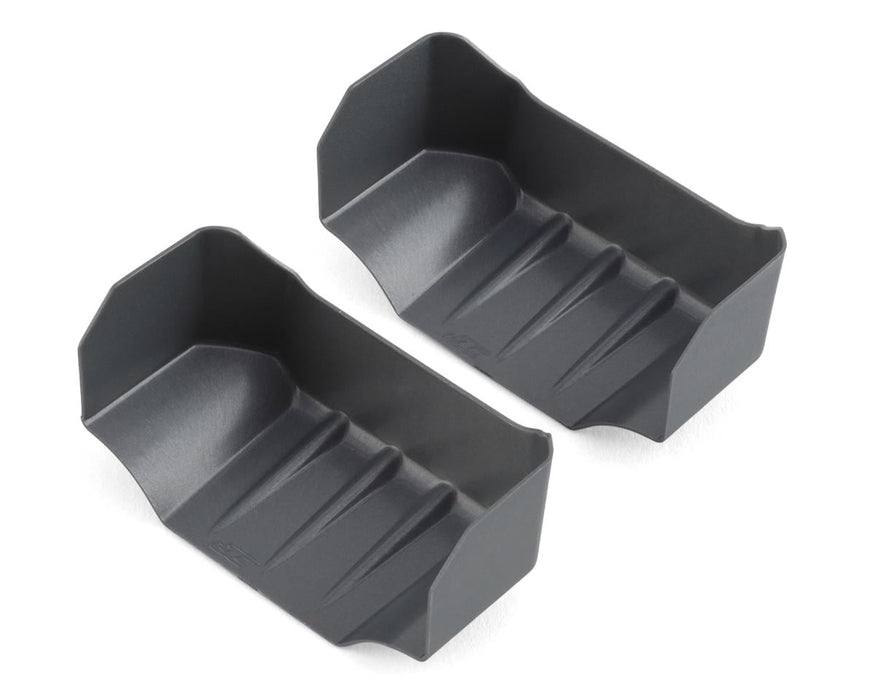 JConcepts Truggy 1/8 Evo Molded Front Wings (Grey) (2)