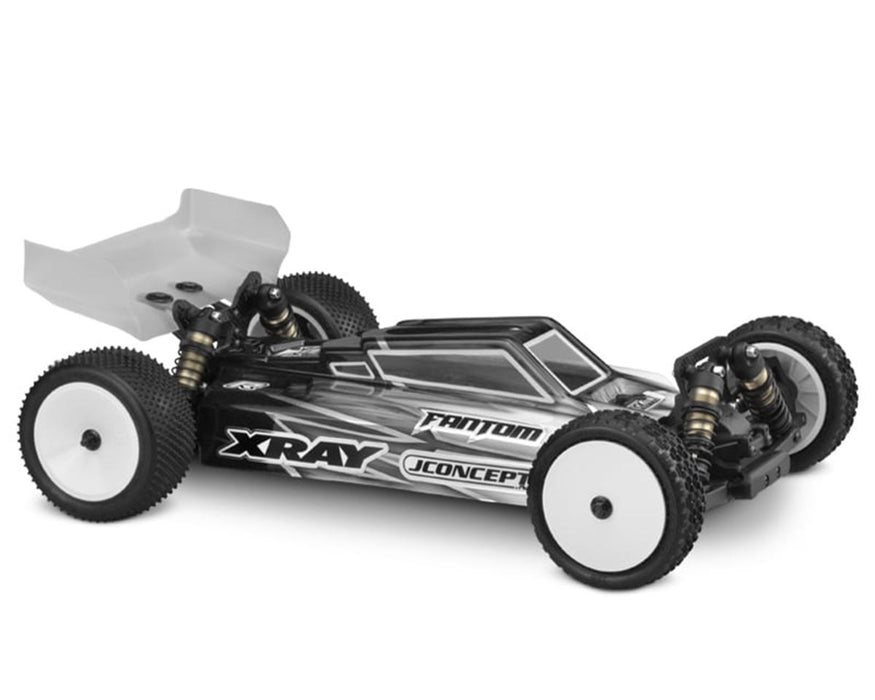 JConcepts XRAY XB4 "F2" 1/10 Buggy Body w/Two Wings (Clear) (Lightweight)