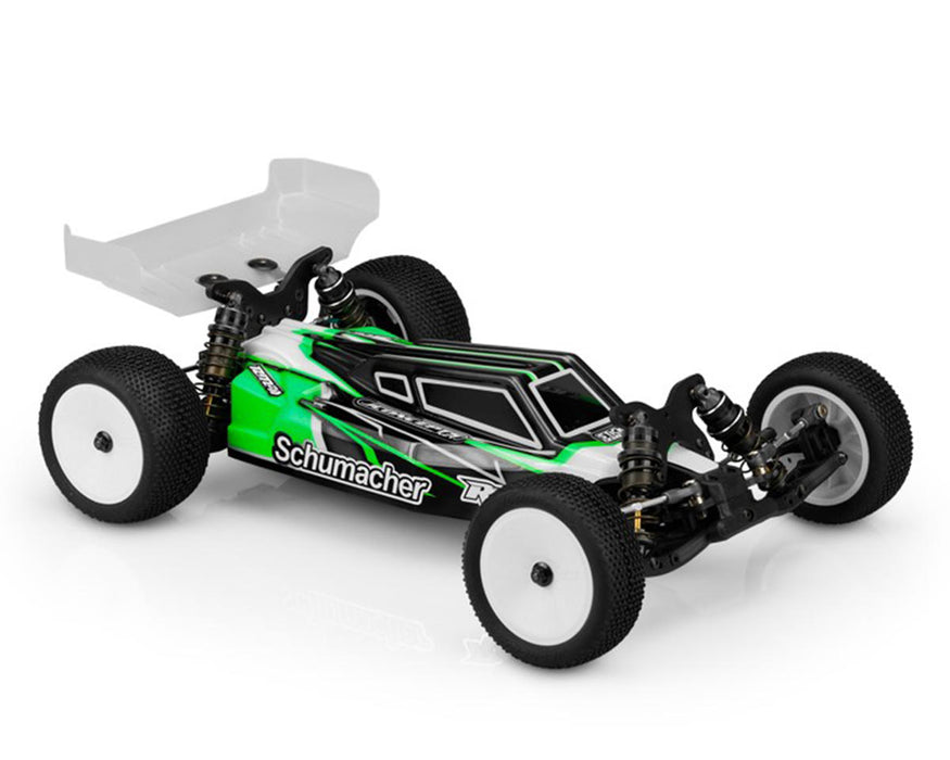 JConcepts XRAY XB4 "P2" 1/10 Buggy Body w/Two Wings (Clear) (Lightweight)