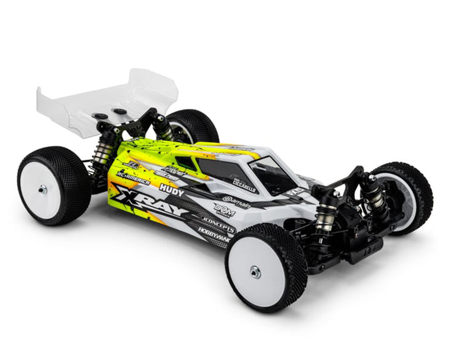 JConcepts XRAY XB4 "S2" 1/10 Buggy Body w/Two Wings (Clear) (Lightweight)