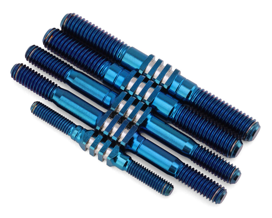 JConcepts RC8B4.1 Fin Titanium Turnbuckles (Blue) (5)