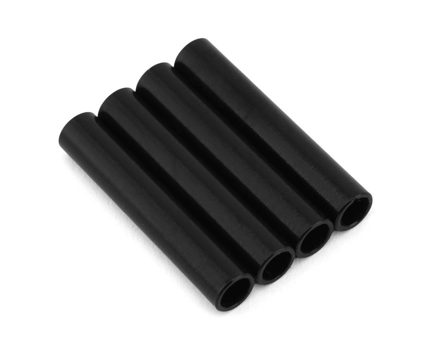 JConcepts Regulator Aluminum Long Motor Mount Tubes (Black) (4)
