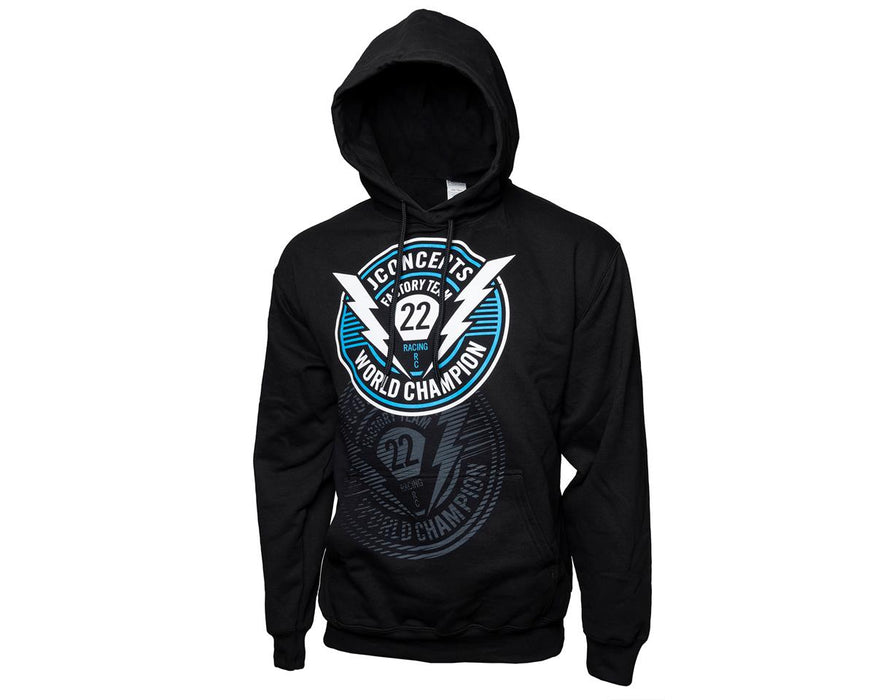 JConcepts Forward Pursuit 2022 Hoodie Sweatshirt (Black) (M)