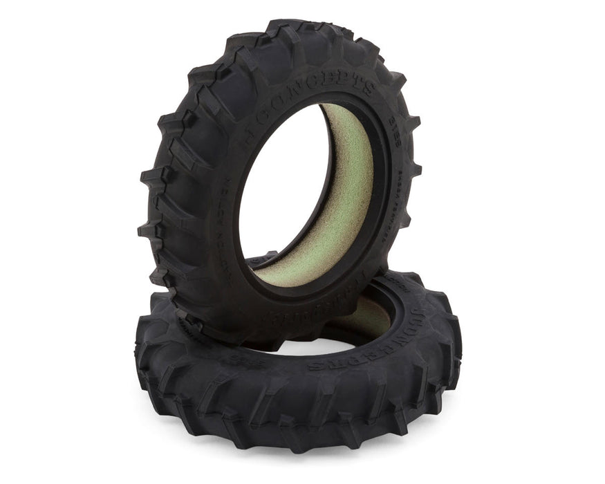 JConcepts Transporter Monster Truck Display Tires (2) (Pink)