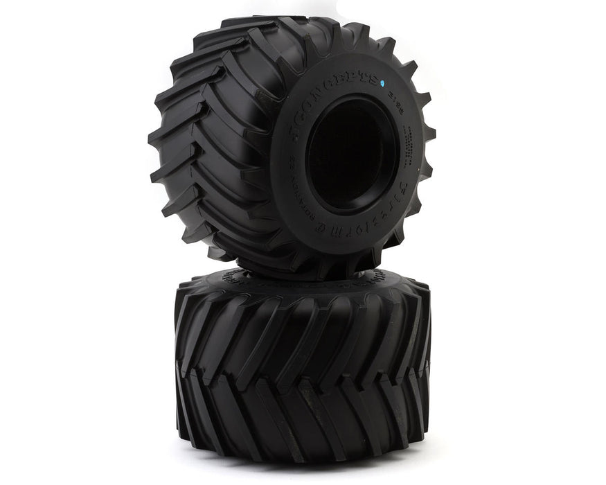 JConcepts Firestorm Full Cleat 2.6" Monster Truck Tires (2) (Blue)
