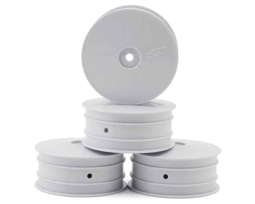 JConcepts Mono 2.2 4WD Front Buggy Wheels (White) (4) (B44.1)