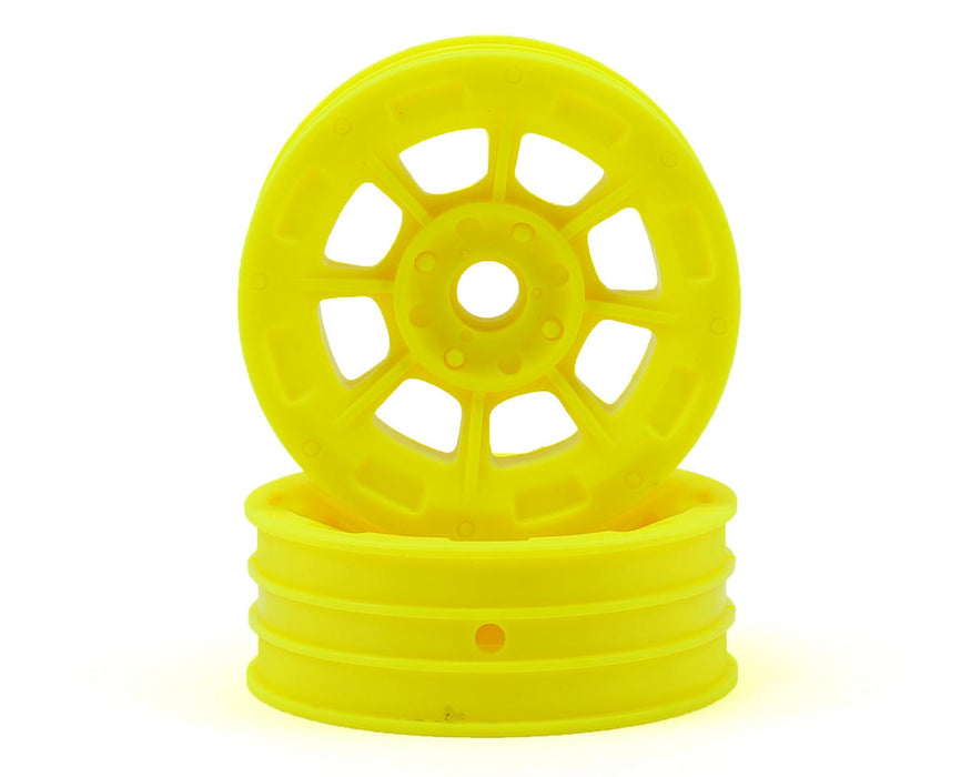 JConcepts RC10 Hazard 1.9" Front Wheel (Yellow) (2)