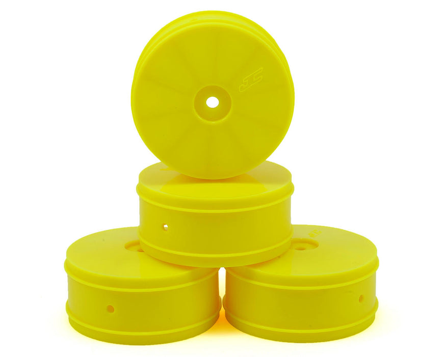 JConcepts Bullet 60mm 4WD Front Buggy Wheels (4) (22-4) (Yellow)