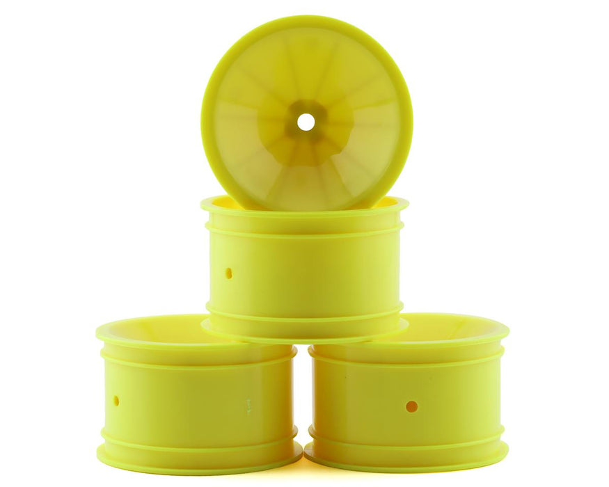 JConcepts RC10 Mono 2.2 Rear Wheels (Yellow) (4)