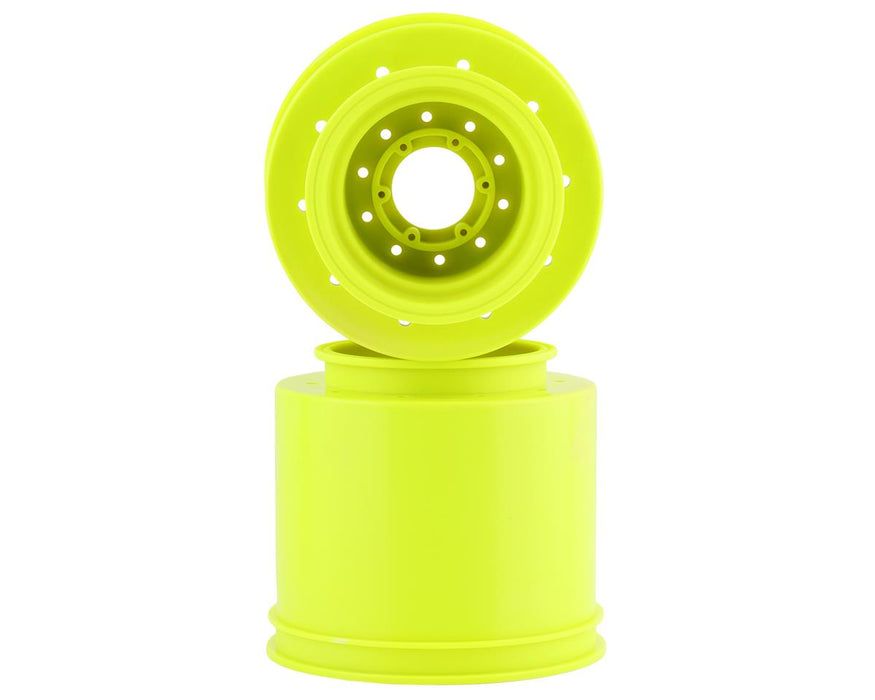 JConcepts Aggressor 2.6x3.8" Monster Truck Wheel (Yellow) (2) w/17mm Hex