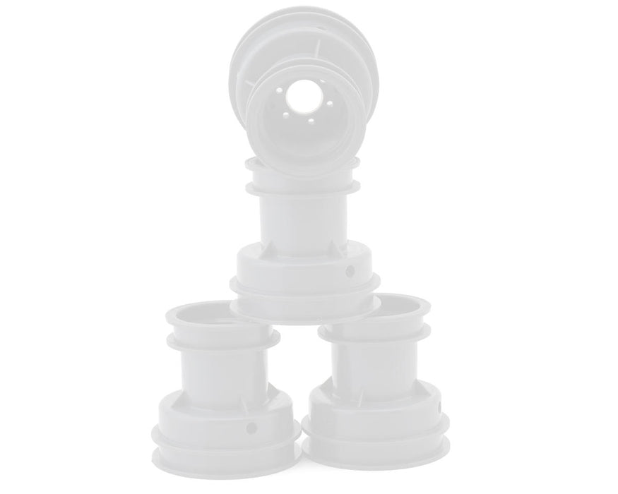 JConcepts Losi Mini LMT Mini Tribute Wheels w/Hex Adaptors (White) (4)