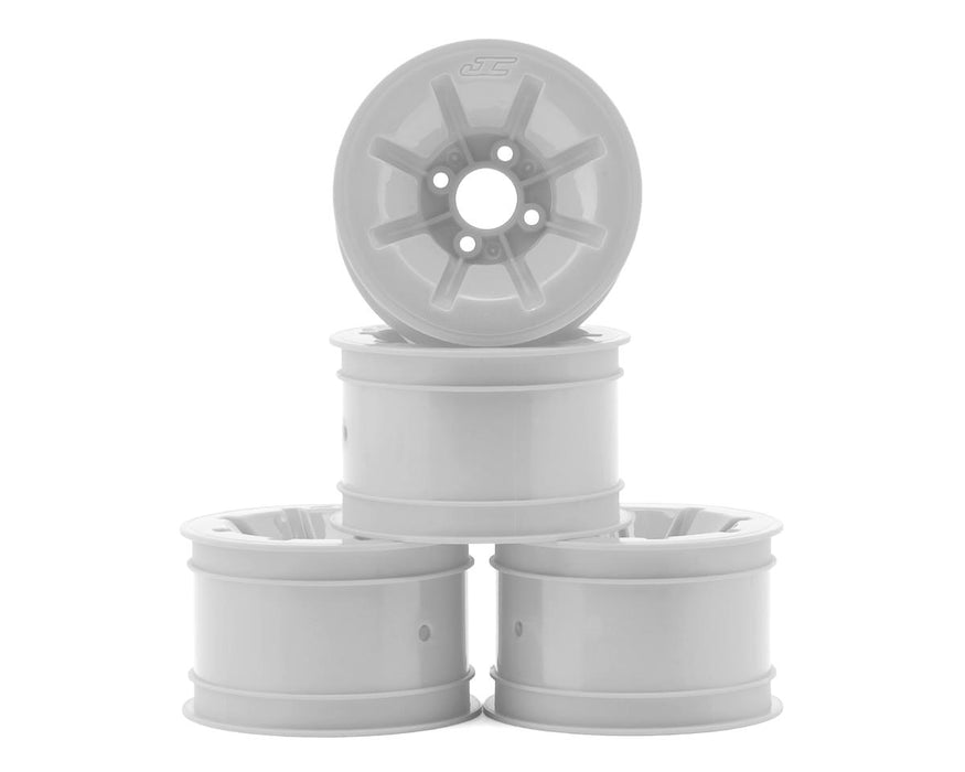 JConcepts RC10 Pioneer 2.2 Rear Wheels w/Adapters (White) (4)