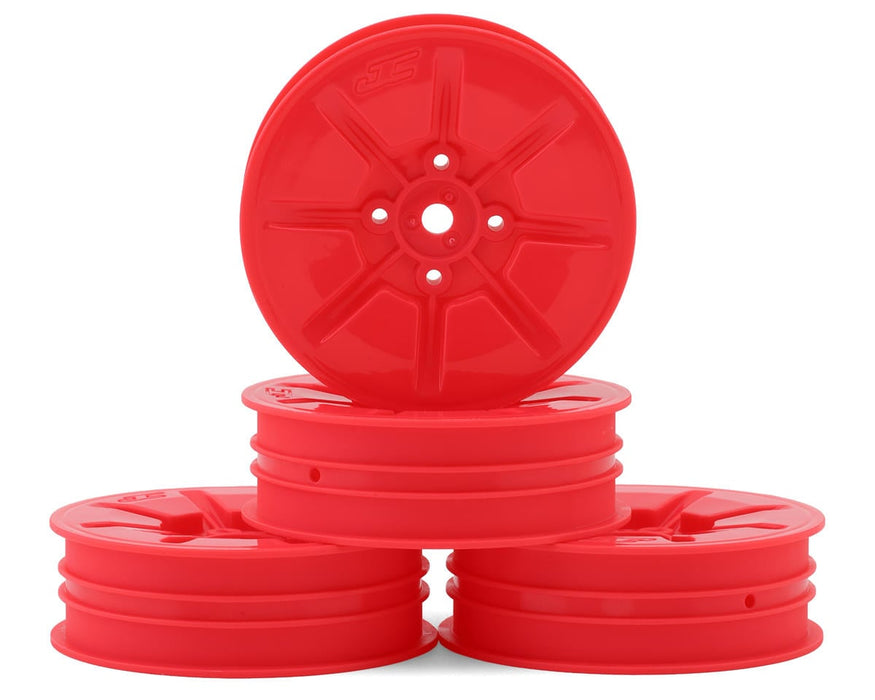 JConcepts Pioneer 2.2 "Slim" Front Wheels (Pink) (4) (B7/B6/RB6/SRX2/YZ2)