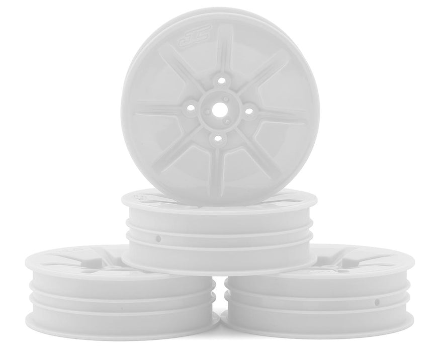 JConcepts Pioneer 2.2 "Slim" Front Wheels (White) (4) (B7/B6/RB6/SRX2/YZ2)