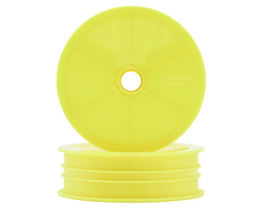JConcepts RC10 Mono 2.0" Vintage Buggy Front Wheels (Yellow) (2)