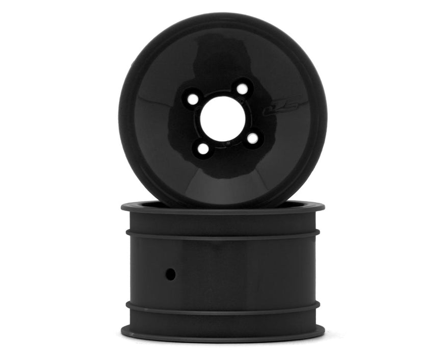JConcepts RC10 Mono 2.0" Vintage Buggy Rear Wheels (Black) (2)