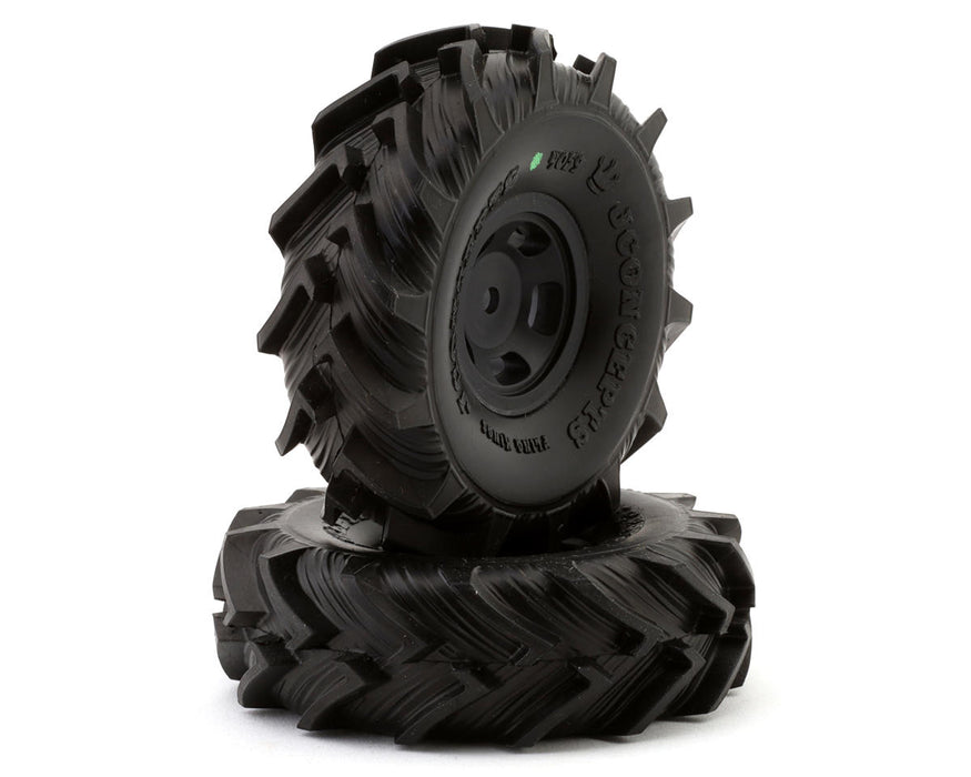 JConcepts Fling Kings 1.0" Pre-Mounted Tires (63mm OD) (2) w/Glide 5 Wheels