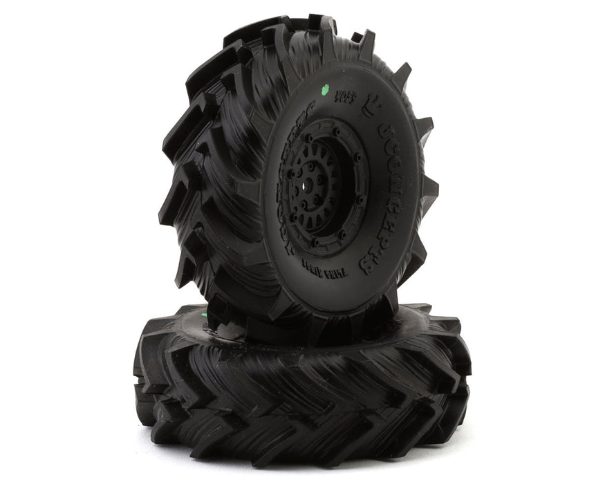 JConcepts Fling Kings 1.0" Pre-Mounted Tires (63mm OD) (2) w/Crusher Wheels