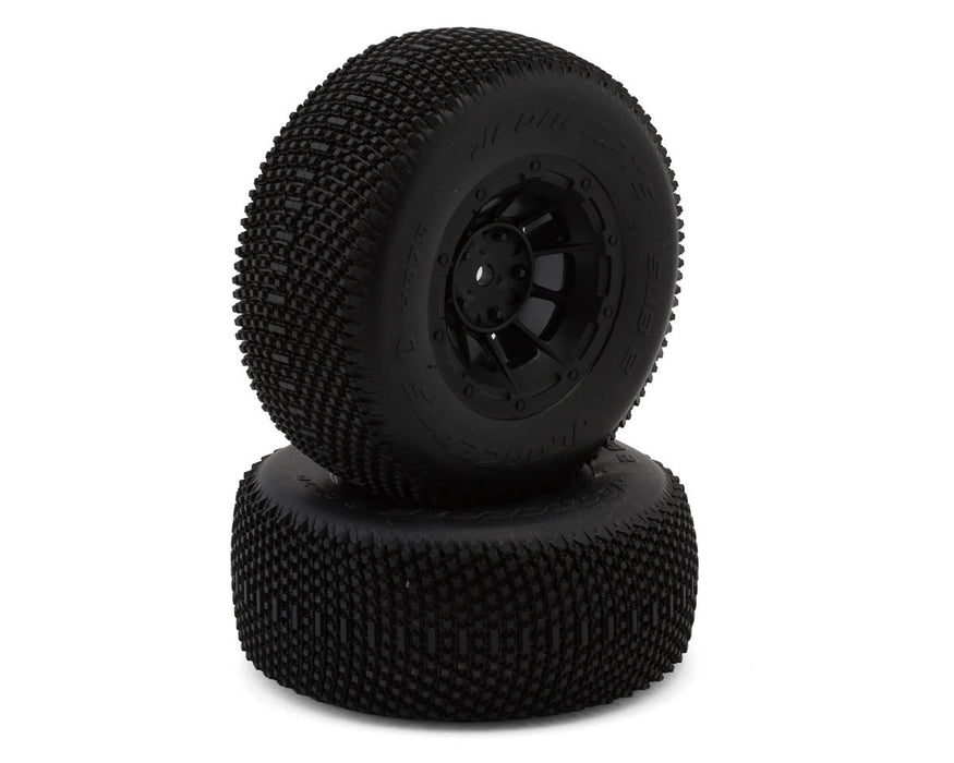 JConcepts Subcultures 2 Pre-Mounted Off-Road Tires (2) (Slash 2WD Front) (Green)